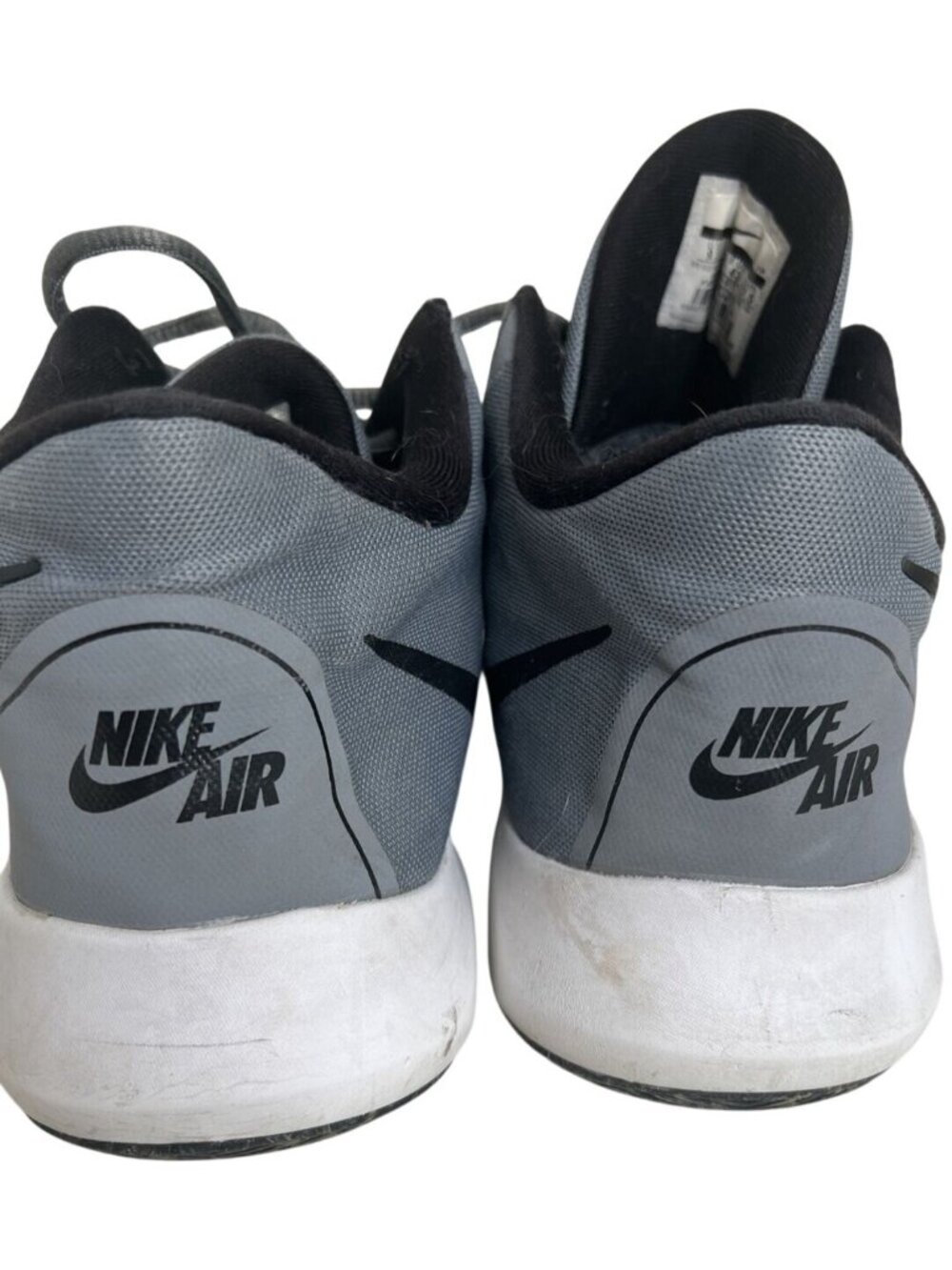 Nike Air Precision II Gray & Black Mens Basketball Shoes Size 9.5 - Picture 7 of 9
